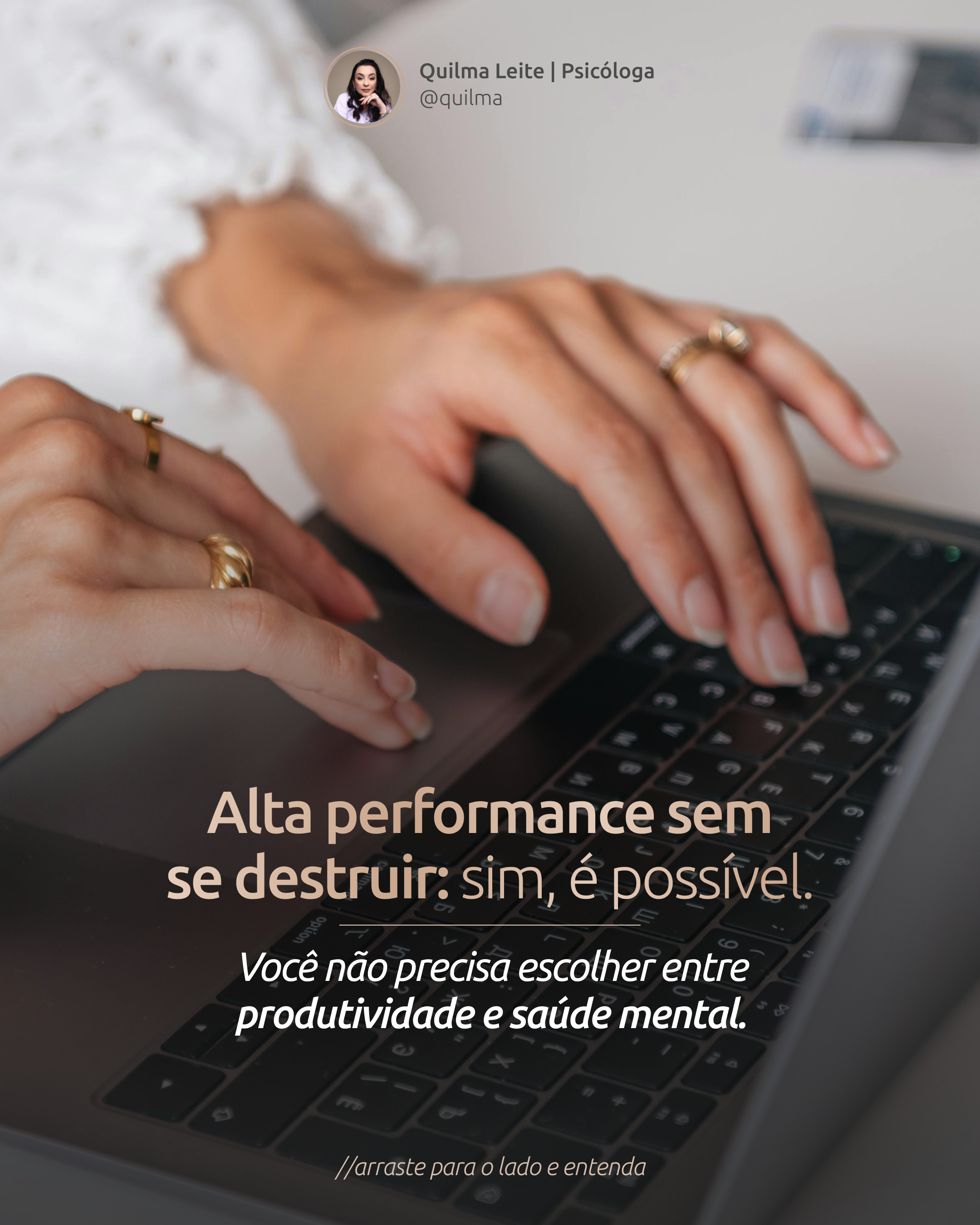 Alta performance sem se destruir
