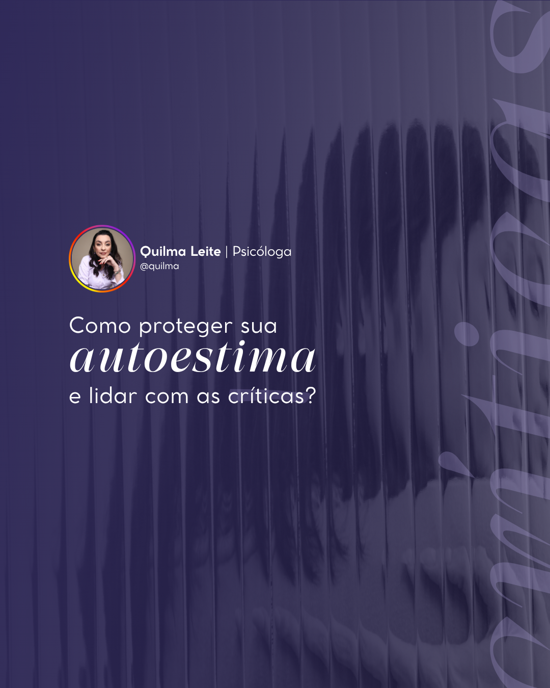 Autoestima e bem-estar